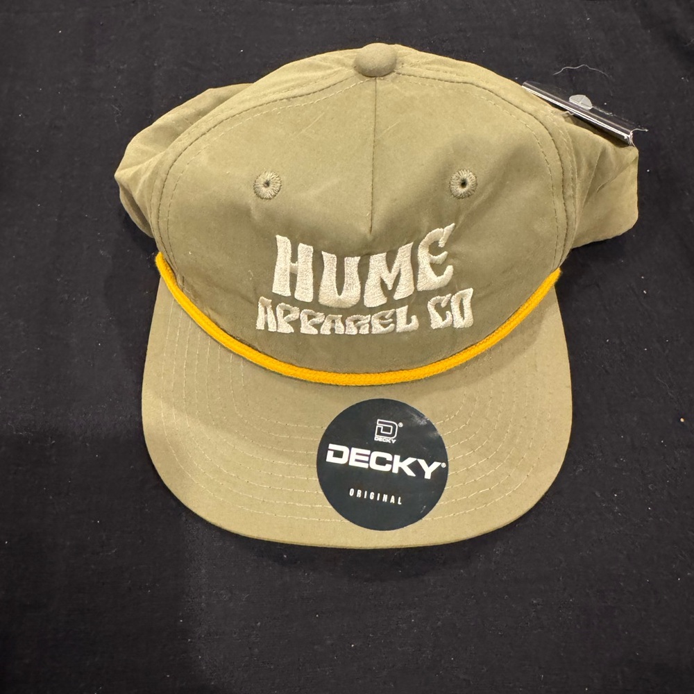 HUME APPAREL CO. Olive Green Cap unisex lightweight adjustable cute comfy cool!